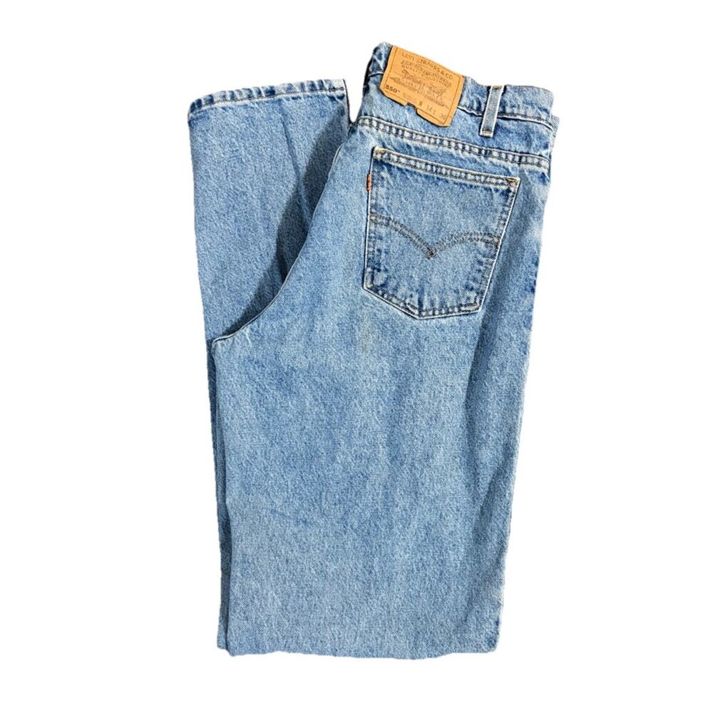 Vintage Levi's 505 Orange Tab Tapered Leg Relaxed Fit Jeans Size 33/36